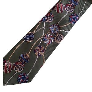 Pierre Balmain Paris Ornament Print Men's Tie
